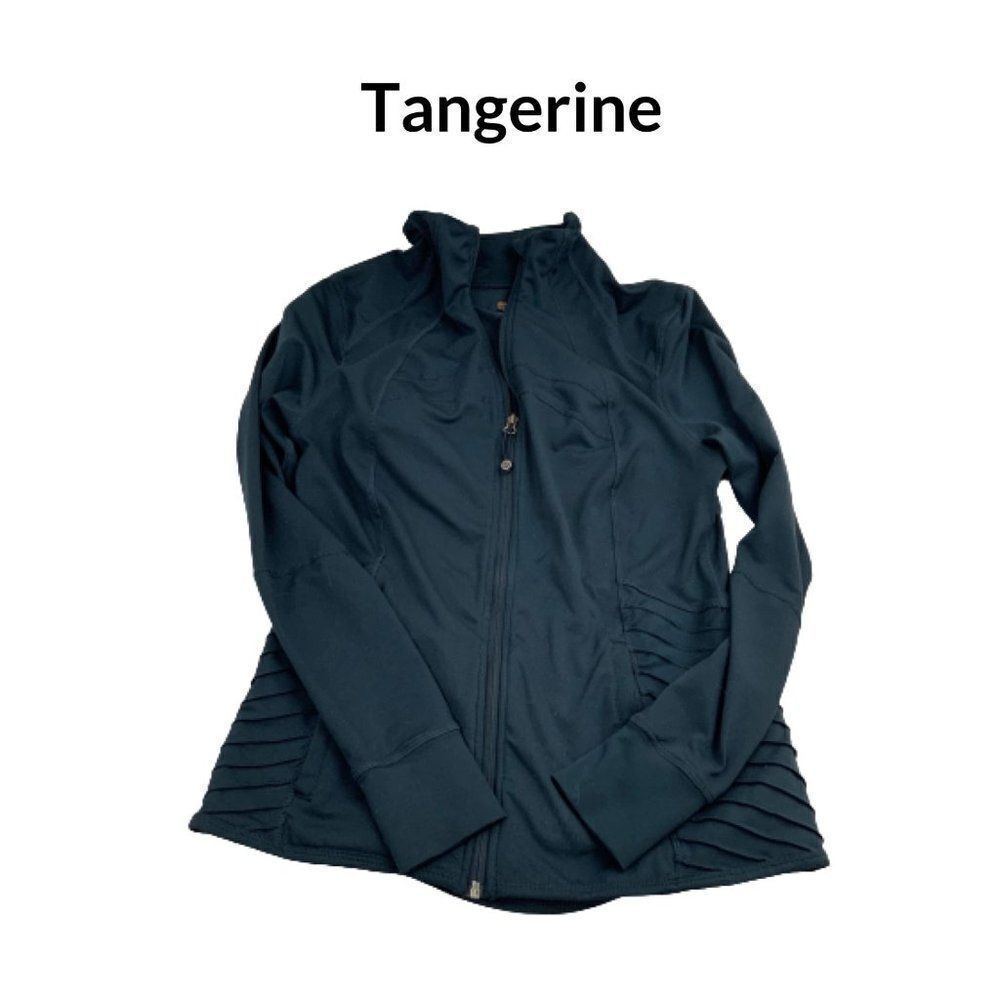 Tangerine blue Athletic Jacket. Sz S